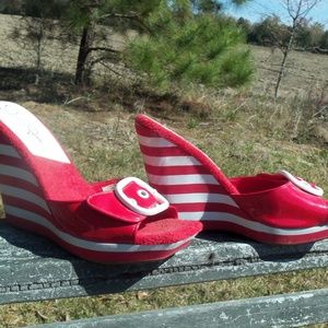 Jessica Simpson 6.5 wedge sandal shoe